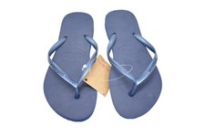 Sandálias Havaianas Femininas Tamanho 35/36 Azul Chinelos Finos Marinho HAV SLIM FC comprar usado  Enviando para Brazil