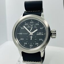 Invicta Russian Aviator relógio masculino GMT prata/preto 10ATM 52mm 19494 comprar usado  Enviando para Brazil