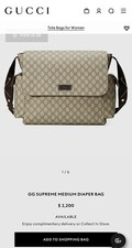 Gucci supreme diaper for sale  Bensenville