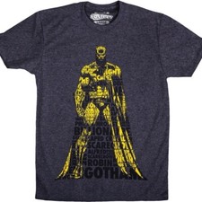 NOVA (XL) Camiseta Adulta DC Comics Batman “Tipográfica”, Licenciada Oficialmente comprar usado  Enviando para Brazil