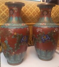 Paire vases chinois d'occasion  La Haye-Pesnel