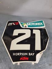 Ktm mascherina piatta usato  Italia