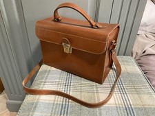 Vintage tan leather for sale  SKEGNESS