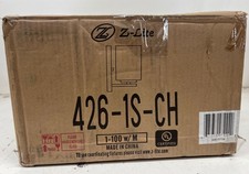 Arandela de parede Z-Lite cromada salgueiro opala fosca com vidro externo transparente 426-1S-CH comprar usado  Enviando para Brazil