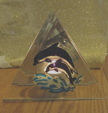Hand painted glass for sale  CHELTENHAM
