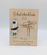 Geldgeschenk schule schulabsch gebraucht kaufen  Rendsburg