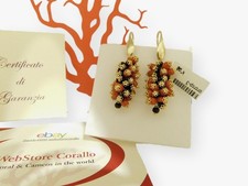 Orecchini con corallo usato  Torre del Greco
