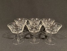 Set vintage etched for sale  Hampstead
