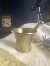 Brass pestle mortar for sale  YORK