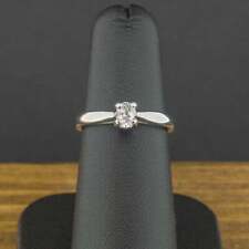 Platinum 0.33ct oval for sale  UK