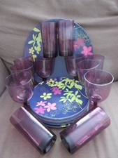 Plastic melamine camping for sale  LYMINGTON