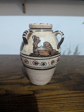 Vintage handled handpainted for sale  DUDLEY
