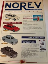 Catalogue brochure norev d'occasion  Estaires