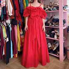 Vestido de baile vintage TD4 Southern Bell estreante fora do ombro babado tamanho XS comprar usado  Enviando para Brazil