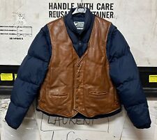 Veste cuir vintage d'occasion  Cazouls-lès-Béziers