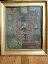 Tableau xixe sign d'occasion  Dijon