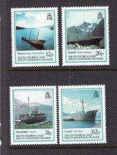 STH GEORGIA & STH SANDWICH ISLANDS 1990 NAUFRÁGIOS SOBERBOS SEM MARCA DE CHARNEIRA,,.., usado comprar usado  Enviando para Brazil