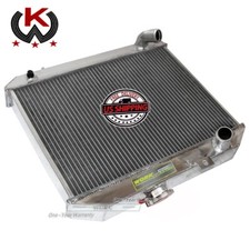 Radiador de alumínio compatível com Jeep Willys CJ2 CJ3 CJ-2A M38 MB 1941-1952 1951 1950 caminhão, usado comprar usado  Enviando para Brazil