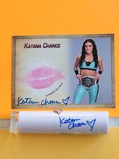 Katana Chance 2023 Collectors Expo WWE NXT Kiss 💋 Cartão de novato autógrafo automático comprar usado  Enviando para Brazil