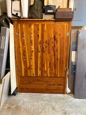 Hardwood cabinet amber for sale  Woodbridge