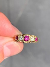 18ct gold almandine for sale  BRIGHTON