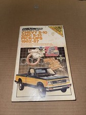 Chevrolet Chevy GMC S10 S15 1982 -1987 Shop Manula gasolina e diesel manual de loja comprar usado  Enviando para Brazil
