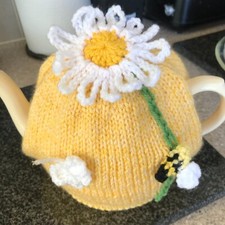 Hand knitted daisy for sale  BEXHILL-ON-SEA