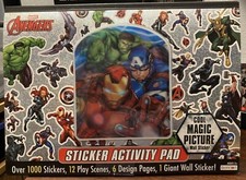 Adesivo Marvel Avengers Activity Pad, 2020 por Bendon, mais de 1000 adesivos comprar usado  Enviando para Brazil