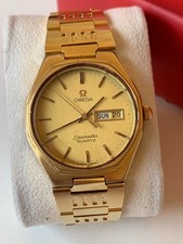 1980 Vintage Omega Seamaster Relógio de Quartzo Data do Dia Masculino 36mm 196.0129 Cal 1345 comprar usado  Enviando para Brazil