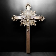 Croce crocifisso bronzo usato  Asti