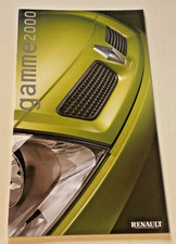 Brochure Publicitaire Gamme RENAULT 2000 - Bel Etat. segunda mano  Embacar hacia Mexico