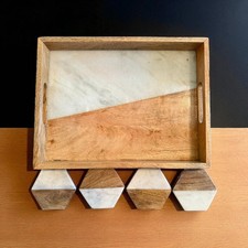 Wood marble serving for sale  Winterville