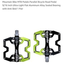Pedais de mountain bike shanmashi bicicleta paralela pedal de estrada 9/16 polegadas Ultra-L comprar usado  Enviando para Brazil