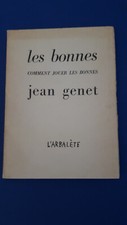 Jean genet bonnes d'occasion  Paris XVII