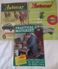 Autocar magazines 1957 for sale  EASTBOURNE