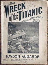 Usado, partituras vintage WRECK OF THE TITANIC 1912 Londres comprar usado  Enviando para Brazil