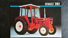 Brochure tracteur renault d'occasion  Carvin