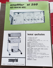 Ancien semprini amplificateur d'occasion  Béziers
