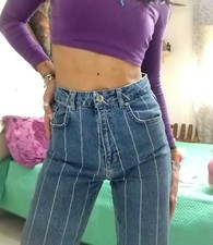 Jeans donna vita usato  Torrenova