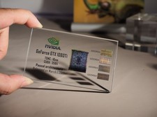 NVIDIA GTX 1080Ti + GDDR5X Wafer IC Die Specimen Tech Art Decoração Presente comprar usado  Enviando para Brazil