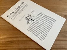 Printing graphic arts for sale  LONDON