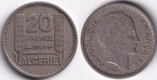 Francs 1949 algérie d'occasion  Charenton-le-Pont