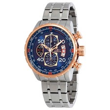 Usado, Relógio masculino Invicta Aviator cronógrafo mostrador azul 17203 comprar usado  Enviando para Brazil