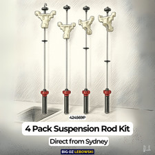 Kit de haste de suspensão para banheira de arruela Fisher & Paykel WL1068P1 WA1068G1 WL8060P1, usado comprar usado  Enviando para Brazil