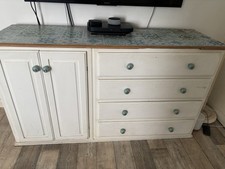 Solid wooden cupboard for sale  PULBOROUGH