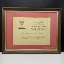 Normandie maiden voyage for sale  Farmington