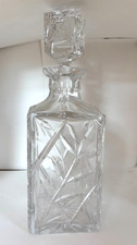 Crystal square glass for sale  ALRESFORD
