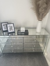 Mirrored drawer chest for sale  ROMFORD