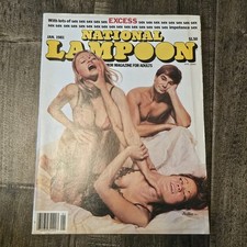 Vintage Janeiro 1981 National Lampoon Magazine ~ Muito Bom Humor Adulto Boombox Anúncio, usado comprar usado  Enviando para Brazil