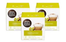 Cappuccino Dolce Gusto cápsulas de café nescafé 16 cápsulas (pacote com 3) comprar usado  Enviando para Brazil